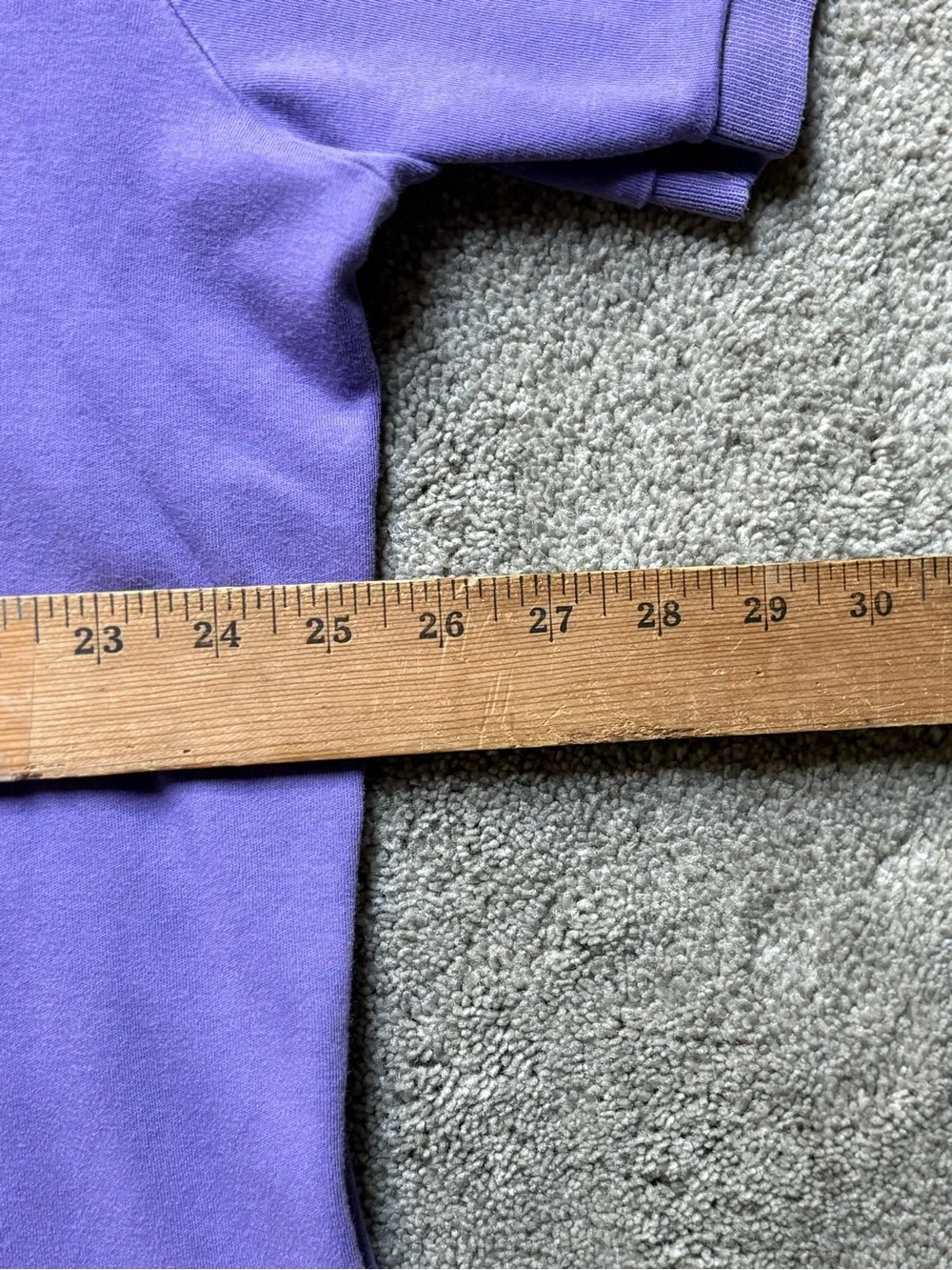 Vintage Ralph Lauren Polo Shirt in Lavender Purple with Lime Logo